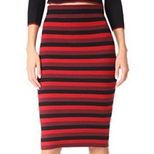 Ronny Kobo Ivy Skirt in Red